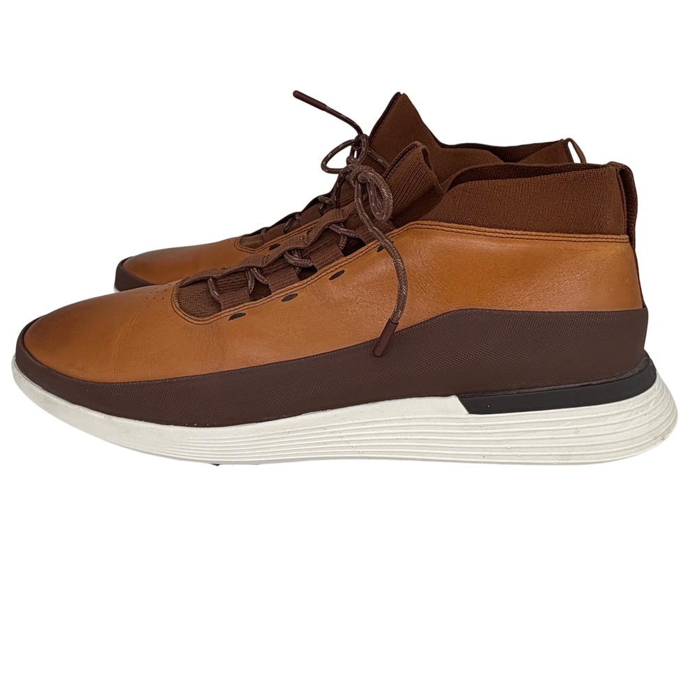 Wolf & Shepherd Crossover Mid WTZ Hike Brown Leather Sneaker Size 14 WNSHCK3-20